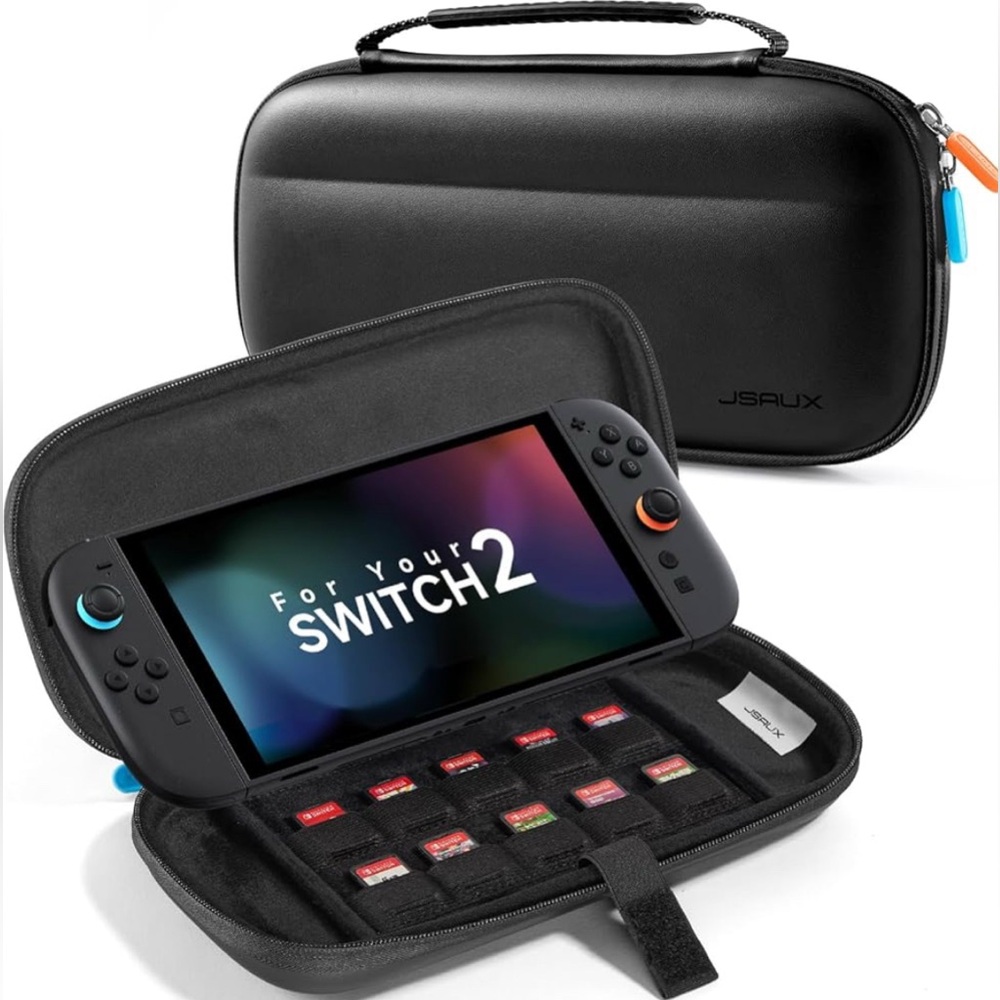 JSAUX Slim Carrying Case for Nintendo Switch Portable Switch 2 Case